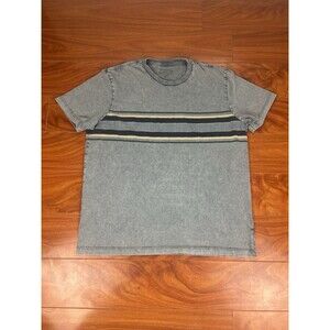 Lucky Brand Washed & Worn Striped T-Shirt Tee Short Sleeve XL